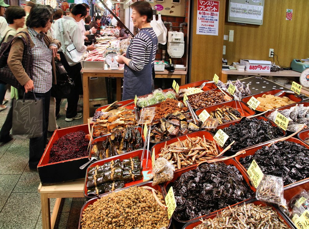 Mercado Nishiki Kyoto Japão
