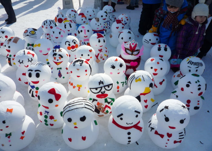festival de inverno no Japão