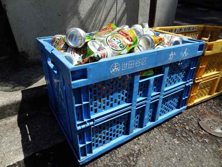 Caixote de reciclagem de Tokyo